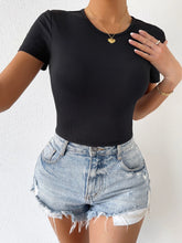 Privé Tie Back Rib Knit Top